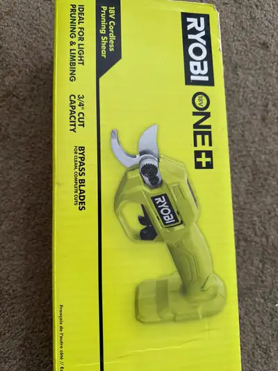 Ryobi 18V Cordless Pruning Shear, View more