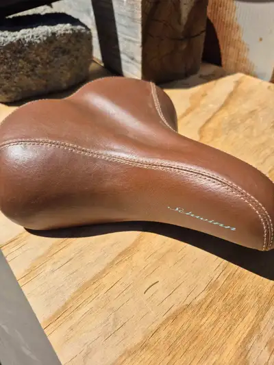 Here's a Schwinn bicycle seat designed for comfort and durability during your rides. As you can see...