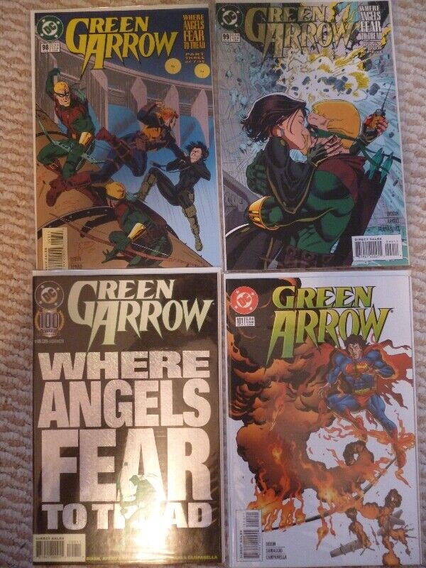 Green Arrow DC comic lot 18 x MINT! 1994-96 inc #100 & #101 in Arts & Collectibles in Peterborough - Image 4