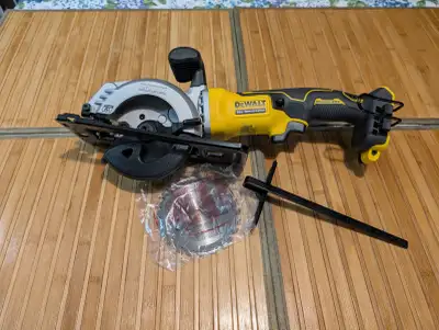 Dewalt 4 1/2 Compact Circular Saw - Cordless Brushless - Tool, View more