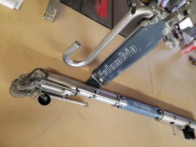 Columbia Automatic Taping Machine and Mud Pump, View more