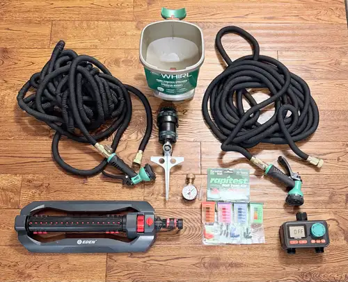 Set includes a variety of high-quality tools to keep your lawn and plants thriving, all in good work...