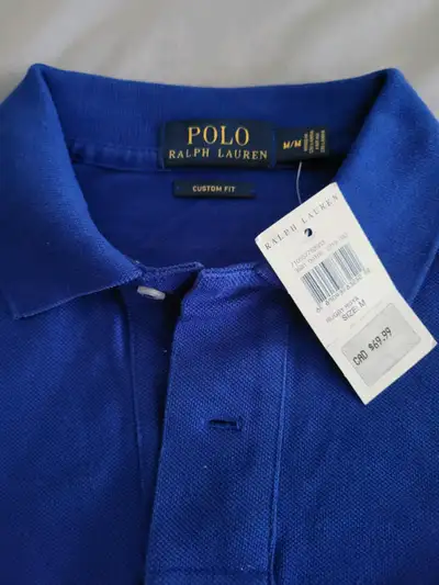 **Brand New** Royal Blue POLO T-Shirt Youth Size M Darker Blue than in the Picture Excellent Conditi...