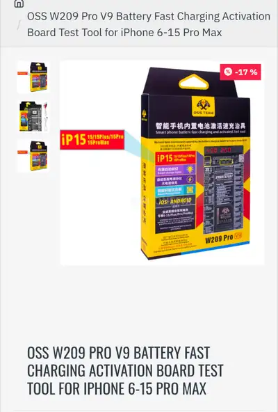 Battery Quick Charging Activation Board Test Tool for iPhone 6 7, View more