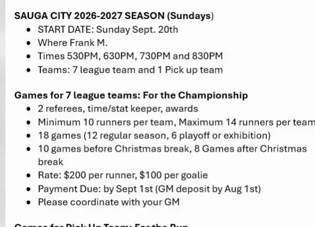 Ball Hockey Player Wanted – Sunday League | Mississauga 