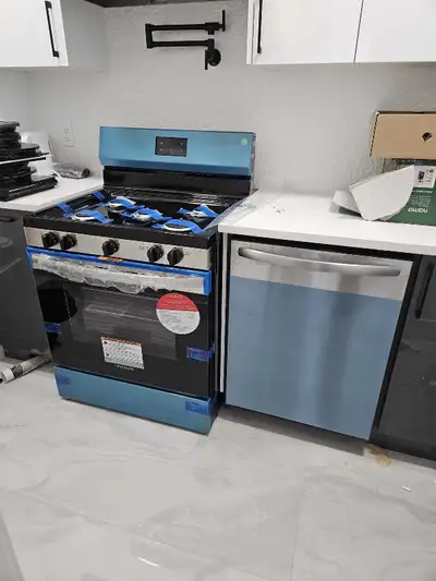 Household appliance installation, View more