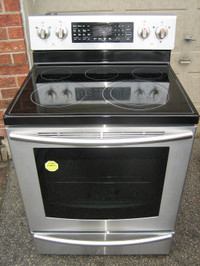 Samsung stainless steel stove, convection oven, fully functional