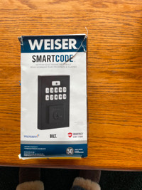 Weiser smartcode keypad  electronic deadbolt