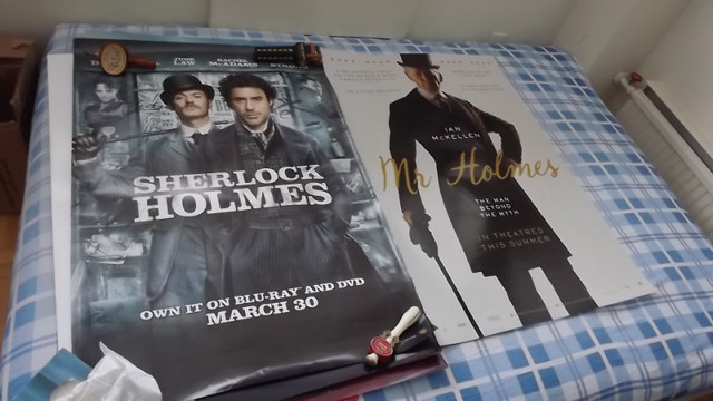 SHERLOCK HOLMES MOVIE POSTERS & BOOKS in Fiction in City of Toronto