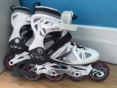 Patins à roues alignées pour homme Roller K2 VO2 100 X Pro M Taille : US 8.5 / EUR 41.5 Comme neufs,...