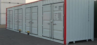 Notre numéro : +1 514-947-5188 Conteneur à quatre portes latérales de 40 pieds High Cube. Détails :...