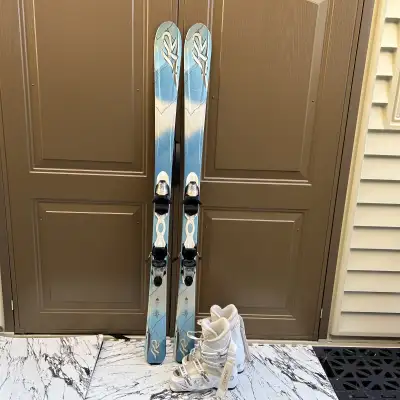142 K2 ski with boots ( poles ) , View more