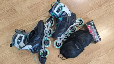 Inline skates, adult size W9.5 M8, decathlon, View more