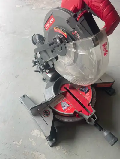 I'm selling a used Craftsman miter saw that's ready to tackle your next woodworking project. It feat...