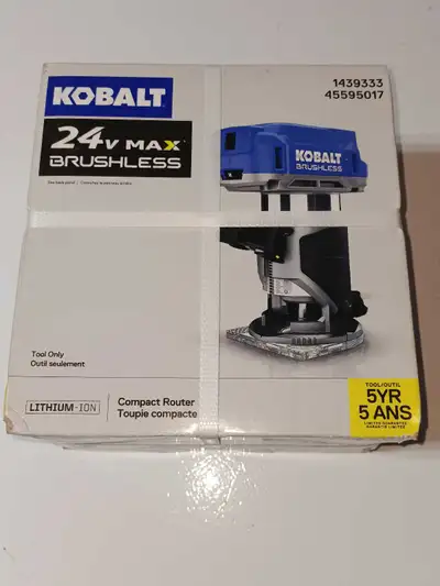 Brand new sealed cordless 24v compact router TOOLS only battery sold separate pickup 1661 denison ce...