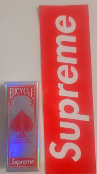 Supreme Bicycle Holographic Slice Playing Cards New