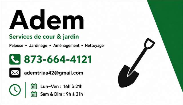 Lawn and Garden Service in Trois-Rivières