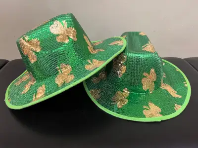 Brand NEW 2 for $15 or $10 each Cowboy Hat St. Patrick's Day, View more