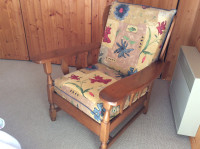 Sofa chaise à vendre base en bois