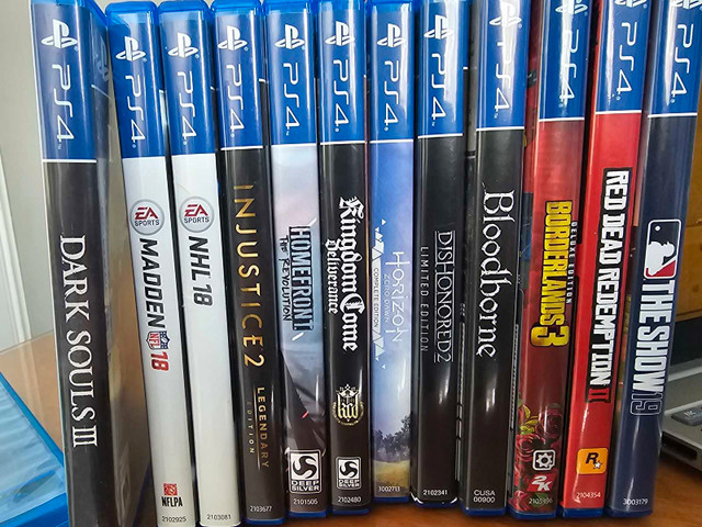 PS4 games in Sony Playstation 4 in Winnipeg