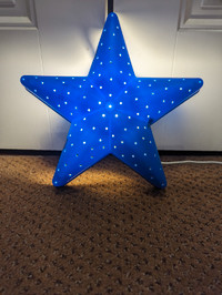 Smila Blue Star Lamp for kids room (IKEA)