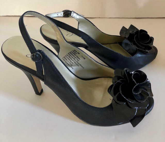 Jessica, black high heel sandal, size 8 in Women's - Shoes in Cambridge - Image 2