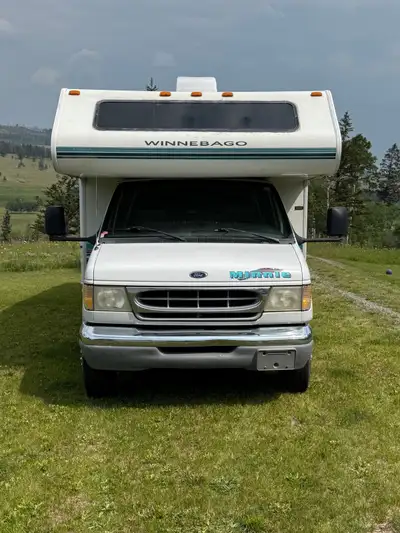 We are selling our Minnie, if add is up it’s still available 1999 Winnebago Class C Ford E-450 motor...