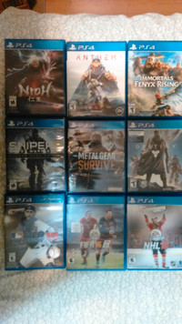 PS4 game lot