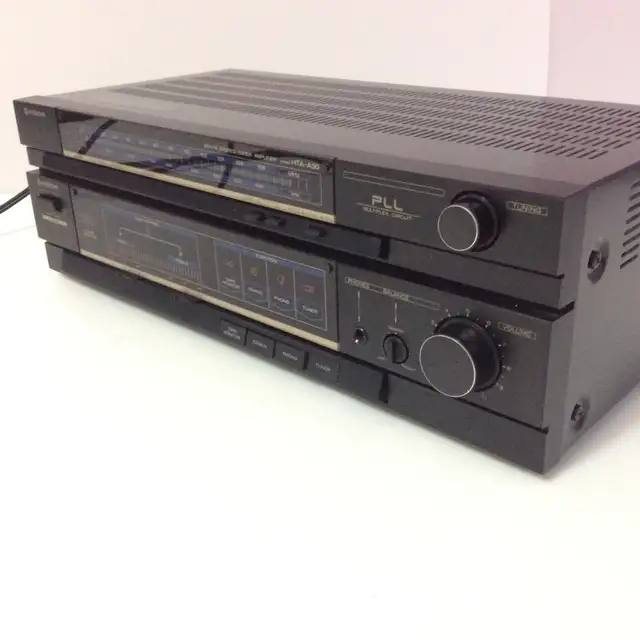 The Hitachi HTA-A30 is a vintage AM/FM stereo tuner amplifier pr in Stereo Systems & Home Theatre in Mississauga / Peel Region - Image 3