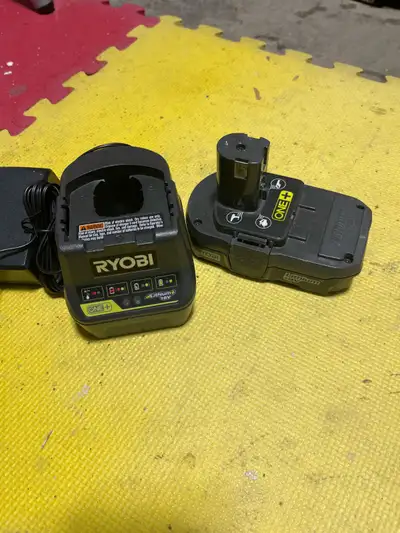 Ryobi Charger and Battery, View more