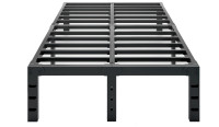 Vengarus 14" King Size Metal Bed Frame, Supports 2500 lbs, NEW