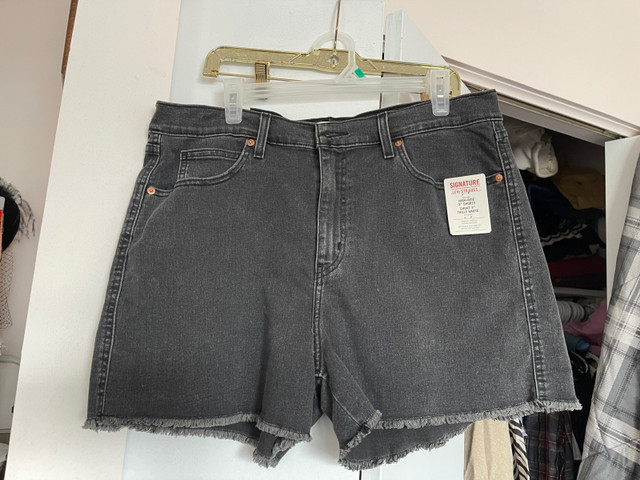 High rise cutoff shorts Levi’s denim for women size 16 brand new in Women's - Bottoms in Thunder Bay - Image 4