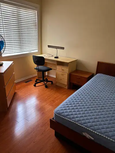 Single private furnished small bedroom in the 2nd floor of a semi detached house available for rent....