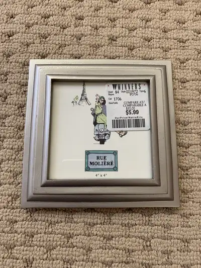 Metal Photo Frame 4x4 (new), View more