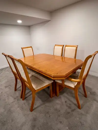 Solid White Oak 7 Piece Dining Set , View more