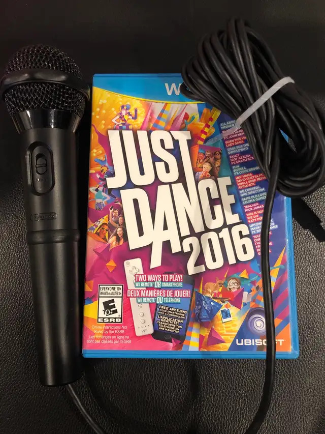 Just Dance 2016 with microphone Nintendo Wii U in Nintendo Wii U in Markham / York Region - Image 2