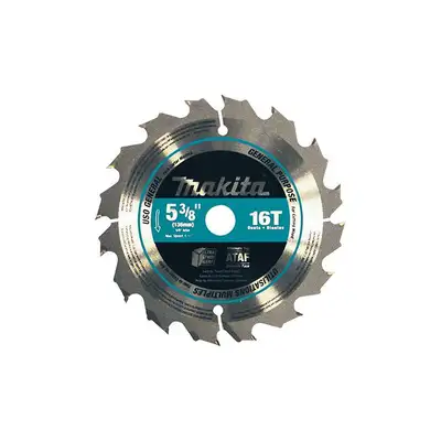Makita A-94904 5-3/8 in. 16T Carbide-Tipped Circular Saw Blade, View more