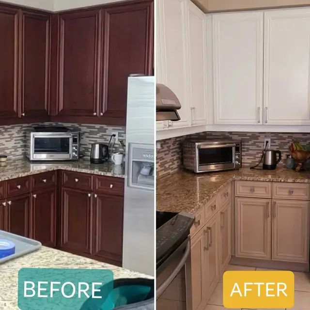 Kitchen Cabinet Painting, Free Estimates