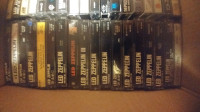 Classic rock and heavy metal cassettes. Led zeppelin etc