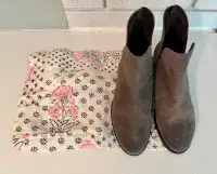 Tan  SUEDE Ankle Boots (NWOB), Free People, Size 7.5