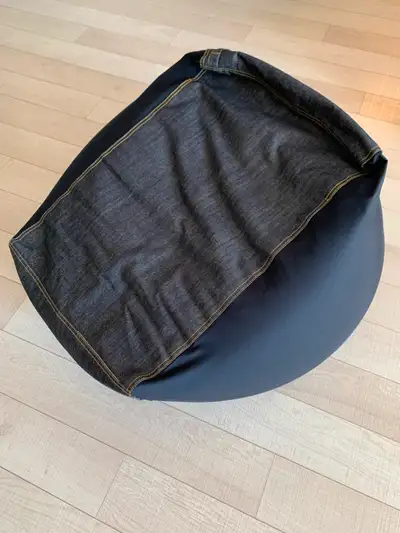Muji Body Fit Cushion with Denim cover, like New!, View more