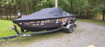 2024 G3-164 Deep V fishing boat powered by a 4 stroke 70 horse Yamaha outboard. Boat was won in a lo...