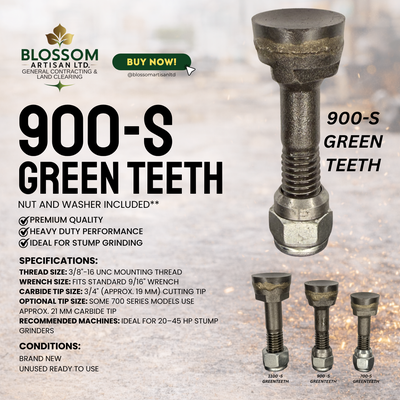 900-S Greenteeh Carbide Stump Grinder Tooth | Aftermarket, View more