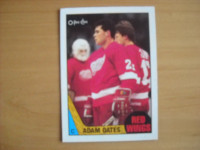 Carte de hockey de Adam Oates de 1987 (recrue)