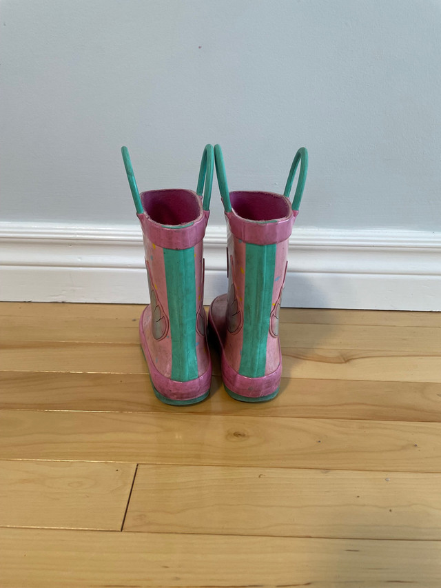 8T - Toddler Girl Rain Boots  in Clothing - 3T in City of Halifax - Image 3