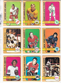 1972-73 OPC SERIE COMPLETE 1-340 + PLAYERS CREST 1-22 + TEAM CAN