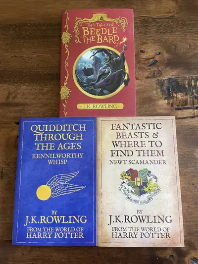 The following Hogwarts (Harry Potter ) books by J.K. Rowling are available, all in brand new conditi...