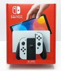 Brand NEW Nintendo Switch OLED White Joy Con Edition