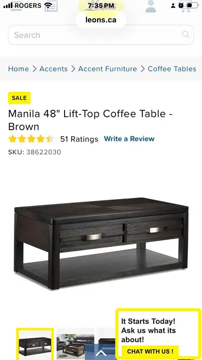 lift up coffee table , View more