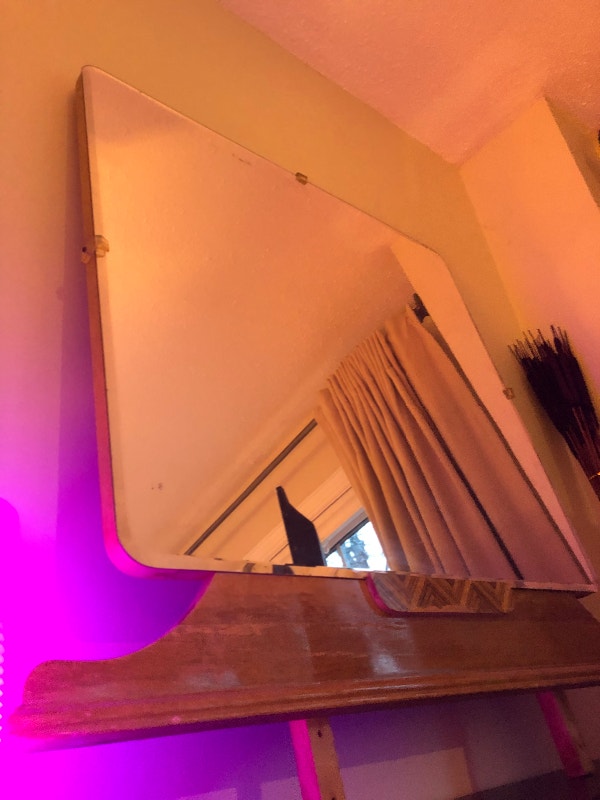 1930s Art Deco mirror for sale (mounts on any vanity) Dressers